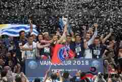 巴黎圣日耳曼队在法国杯卫冕战中出战第五级别联赛球队