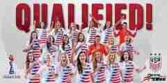 <b>美国女足顺利晋级明年法国女足世界杯的资格</b>
