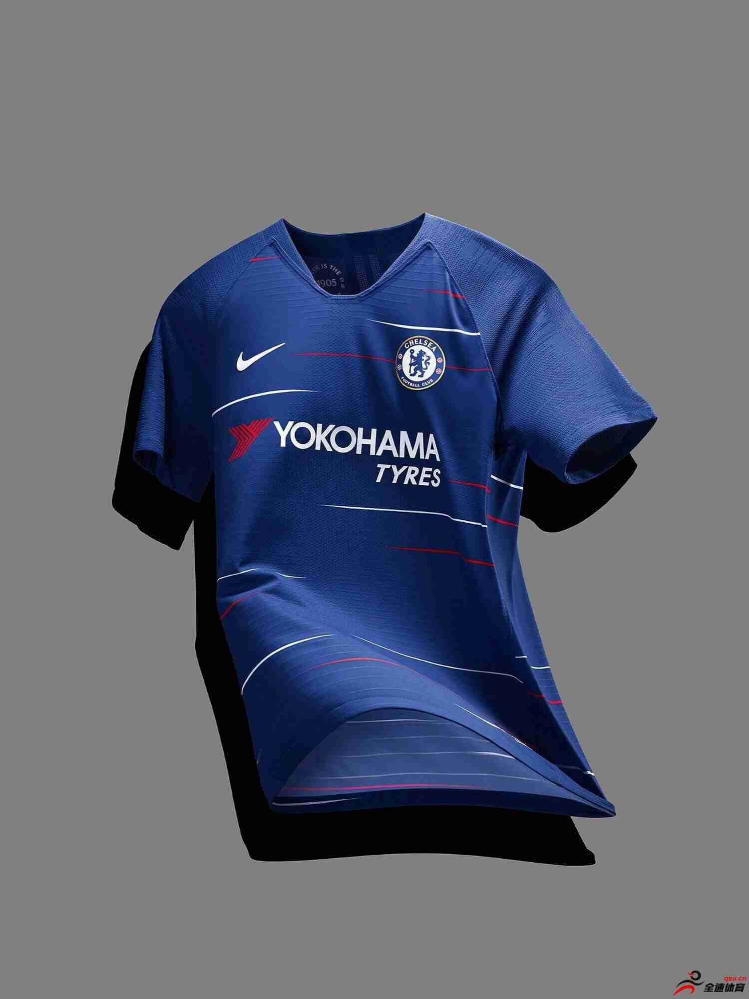 切尔西新球衣的球衣已经正式发布