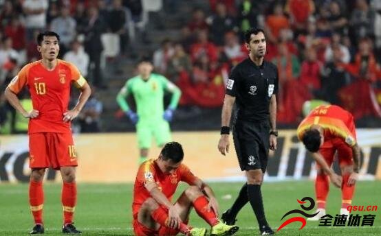 国足战败伊朗，结束亚洲杯之行