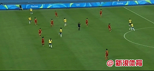 中国女足在2016年奥运会上被巴西围攻