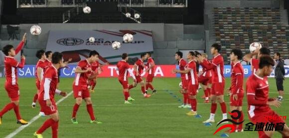 伊拉克国家队和越南国家队展开阿联酋亚洲杯小组赛对决