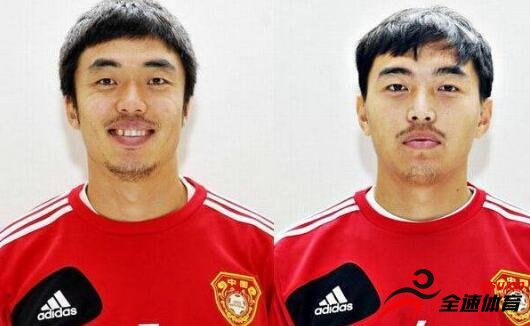 赵旭日和冯潇霆是中超球员中长得最像的
