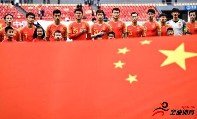 中国男足在积分榜上的排名被伊拉克男足反超