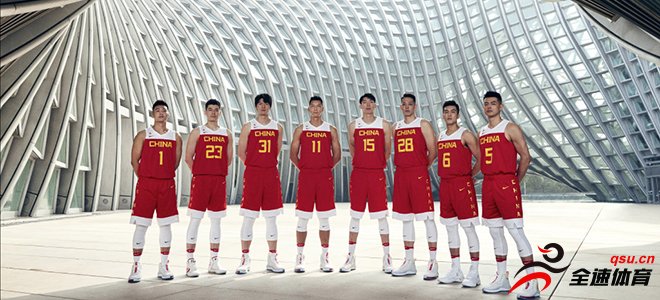 中国男篮2019篮球世界杯全新球衣在今天正式亮相