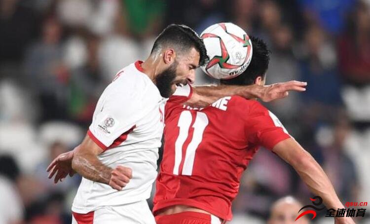 2019年阿联酋亚洲杯小组赛，约旦队0-0战平巴勒斯坦队