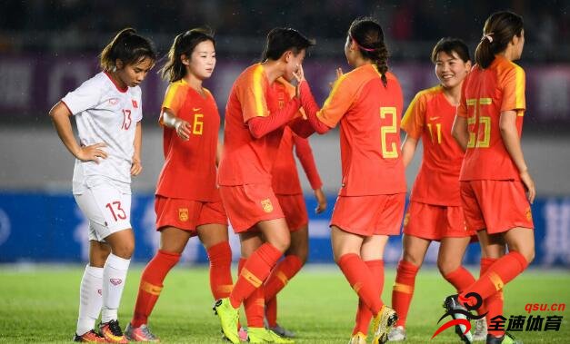 女足邀请赛：中国女足4-0胜越南