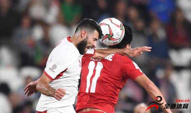 约旦队0-0战平巴勒斯坦队，约旦队以小组第1的身份出线