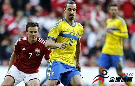法国欧洲杯预选赛附加赛的第二回合，丹麦坐镇主场决战瑞典