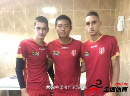 中国小将张蒙正式升入塞尔维亚球会辛德里奇一线队