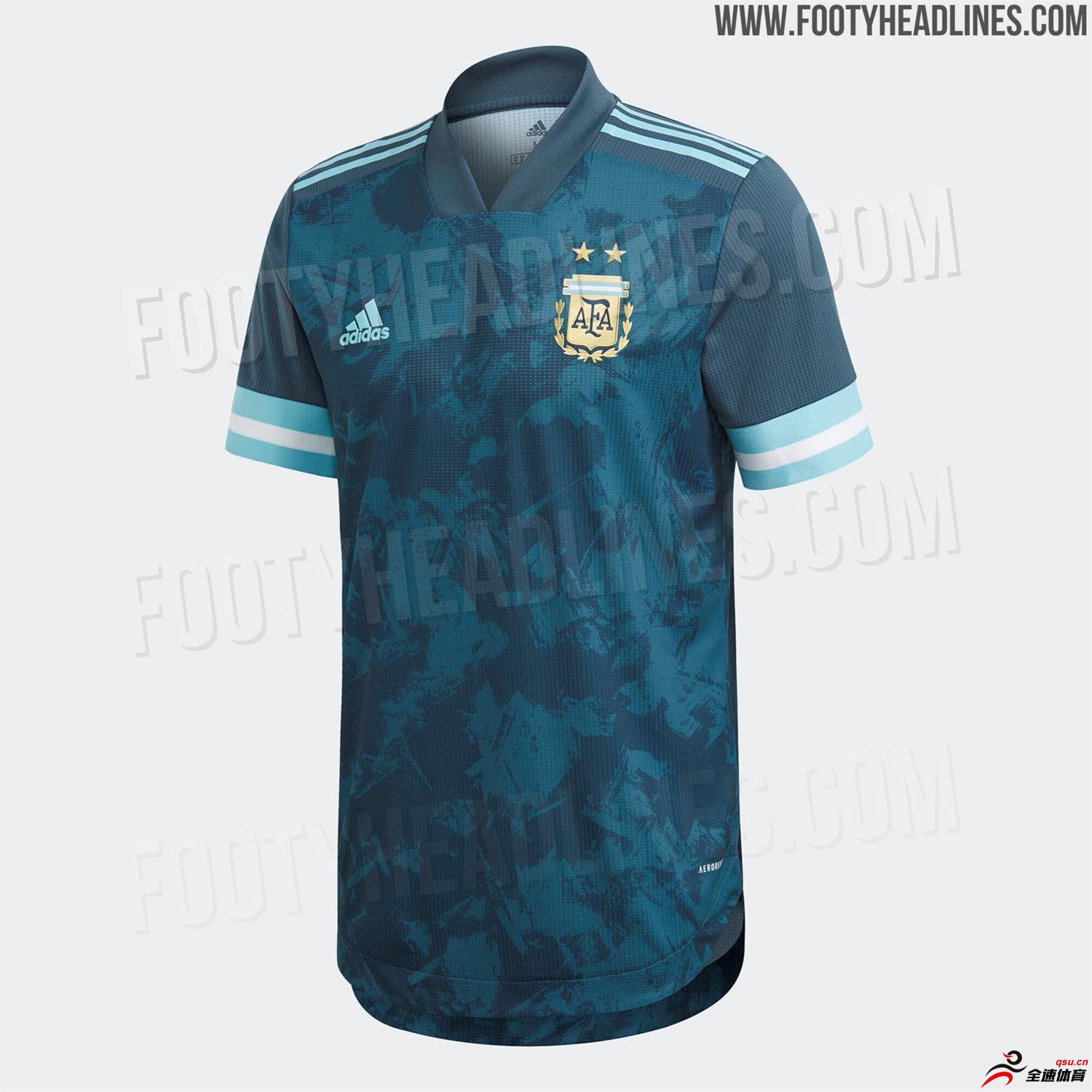 阿根廷国家队打造的美洲杯客场球衣谍照