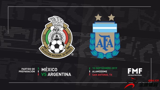 墨西哥国家队将于与阿根廷国家队进行一场友谊赛