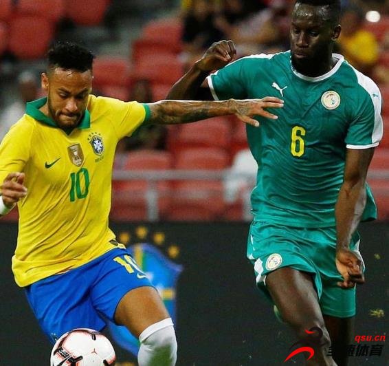 塞内加尔足球队友谊赛中1-1战平巴西