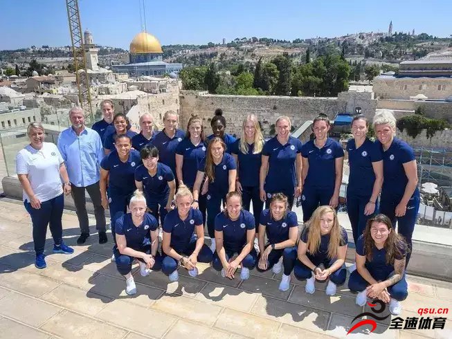 阿布探班切尔西女足在以色列的训练营