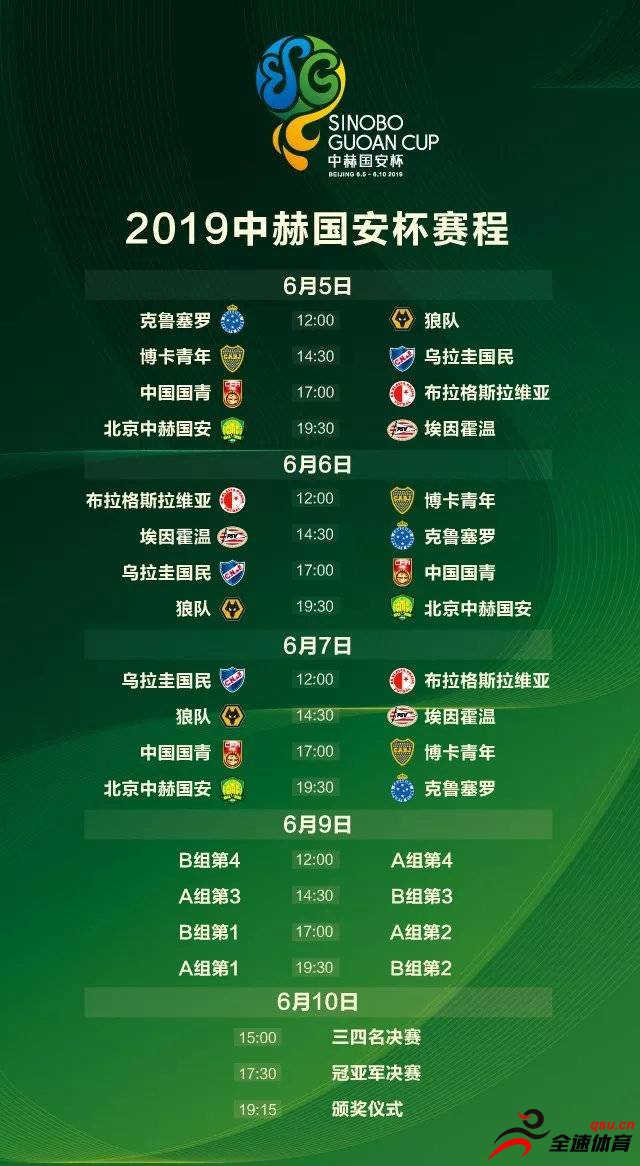 中赫国安杯国际青年足球邀请赛将在北京举行