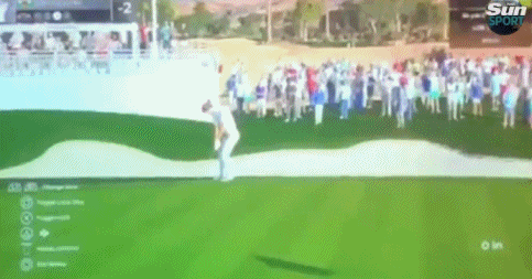 贝尔最近在Ins上晒出自己玩高尔夫球游戏PGA巡回赛2K21的视频
