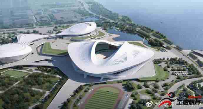 亚洲杯中国组委会官博晒出了厦门白鹭体育场的效果图