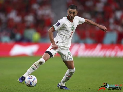 齐耶赫单届世界杯上传射建功，为摩洛哥队史