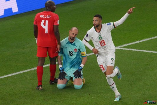 恩内斯里两届世界杯均有进球，是摩洛哥队史